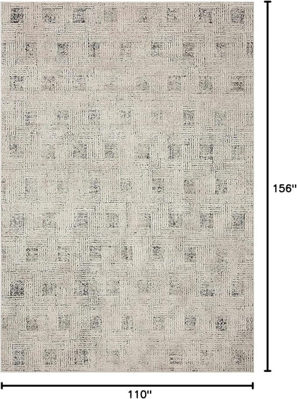 Loloi Kamala Collection KAM-01 Grey/Graphite 9'-2" x 13' Area Rug
