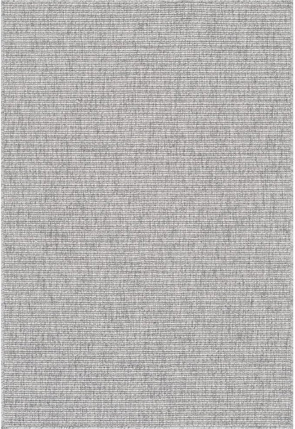 Beverly Rug Easy Jute Gray Rug 4x6 Solid Washable Durable Outdoor Indoor Area Rugs for Living Dining Room Patio Office Stain Resistant Non Shedding Casual Indoor Outside Carpet (4 x 6 Gray)