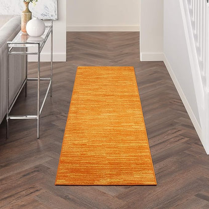 Nourison Home Nourison Essentials Sunburst 2'2" x 12' Area Rug - Easy Clean, Non Shedding, Bed Room, Living Room, Dining Room, Kitchen (12' Runner)