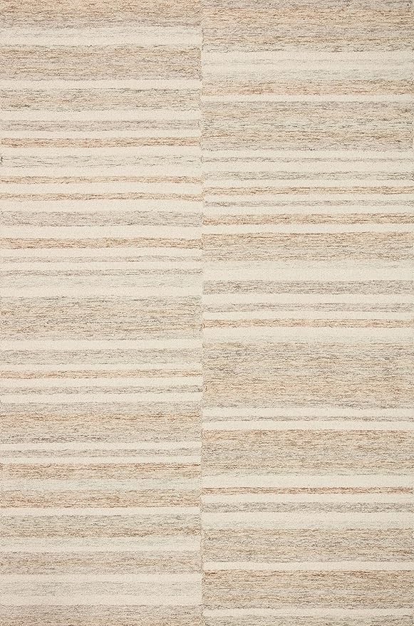 Loloi Chris Loves Julia Chris Collection CHR-03 Ivory/Clay 11'-6'' x 15', .50" Pile Height, Area Rug