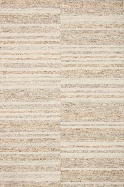 Loloi Chris Loves Julia Chris Collection CHR-03 Ivory/Clay 11'-6'' x 15', .50" Pile Height, Area Rug