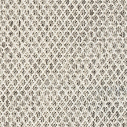 Nourison Home Courtyard Ivory Silver 8' x 10' Area Rug - Easy Clean, Non Shedding, Bed Room, Living Room, Dining Room, Kitchen (8' x 10')