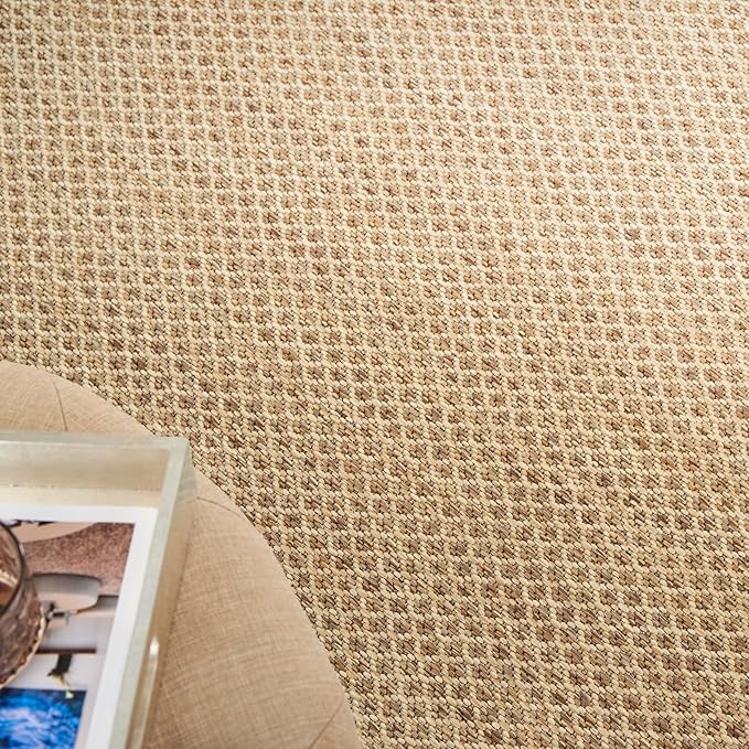 Nourison Home Courtyard Jute 8' x 10' Area Rug - Easy Clean, Non Shedding, Bed Room, Living Room, Dining Room, Kitchen (8' x 10')