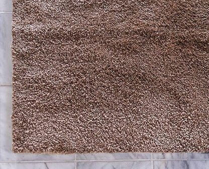 Unique Loom Solo Collection Area Rug - Calabasas (5' 3" x 7' 7" Rectangle, Light Brown)