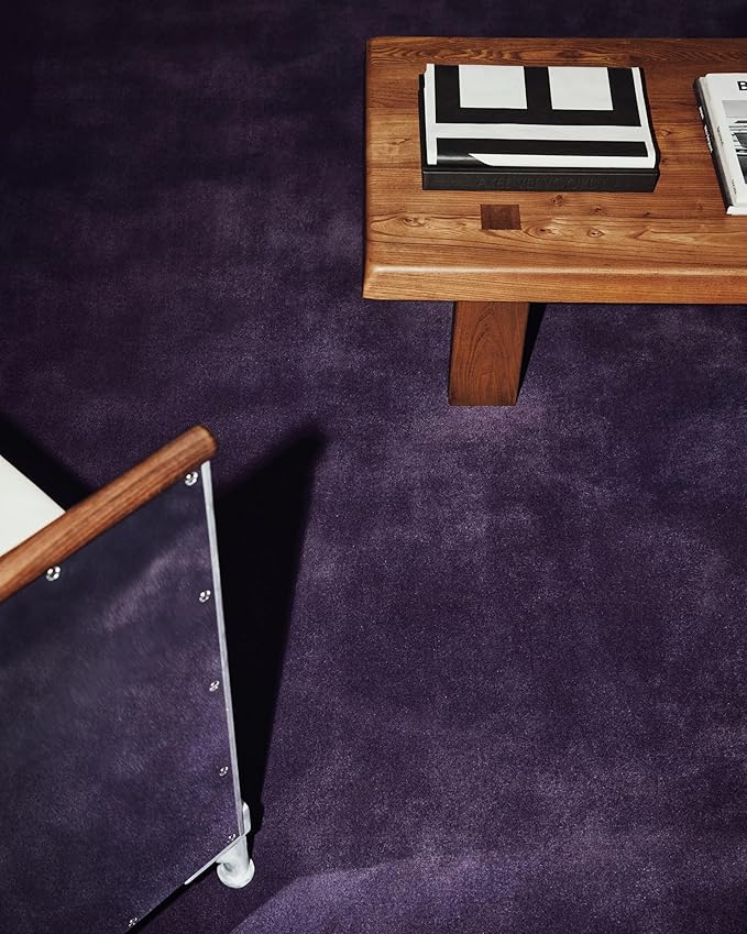 Hand-Tufted Wool Runner Area Rug – Soft Premium Wool Carpet for Living Room, Bedroom & Home Décor – 3X16 ft| Lilac – Durable, Non-Slip Backing, Handcrafted Rug