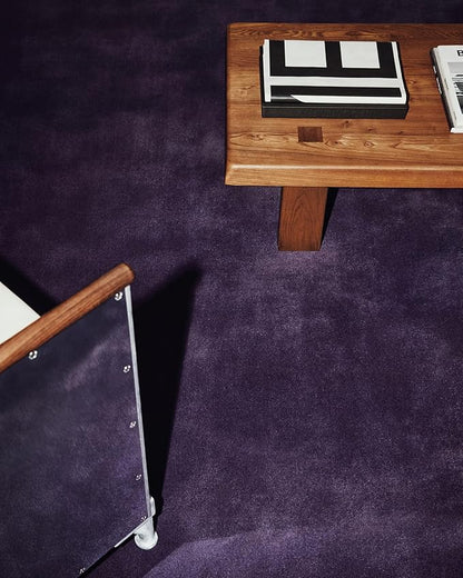 Hand-Tufted Wool Square Area Rug – Soft Premium Wool Carpet for Living Room, Bedroom & Home Décor – 14X14 ft| Lilac – Durable, Non-Slip Backing, Handcrafted Rug