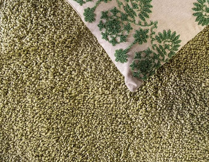 Unique Loom Solo Collection Area Rug - Calabasas (3' 3" x 5' 3" Rectangle, Light Green)