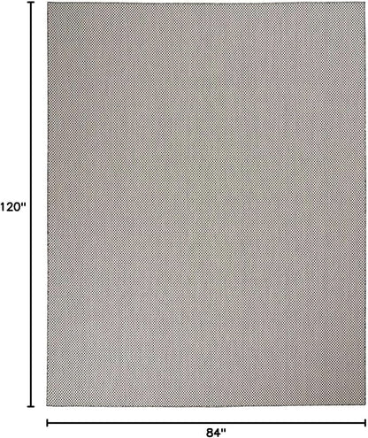 Nourison Home Courtyard Ivory Charcoal 7' x 10' Area Rug - Easy Clean, Non Shedding, Bed Room, Living Room, Dining Room, Kitchen (7' x 10')