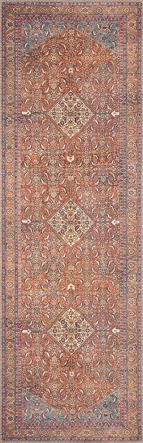 Loloi Loren Collection LQ-06 Red/Multi 7'-6" x 9'-6" Area Rug