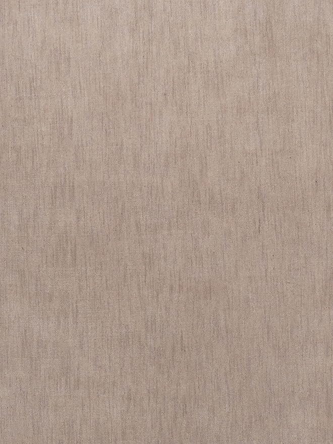 Hand Knotted Loom Wool ECO-Friendly Area Rugs - 6'x6', Square, Beige Color, Solid Plain Design, High Pile Thick Handmade Anti Skid Area Rugs for Living Room, Bed Room (L00111)