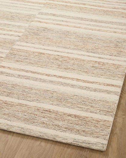 Loloi Chris Loves Julia Chris Collection CHR-03 Ivory/Clay 3'-6'' x 5'-6'', .50" Pile Height, Accent Rug