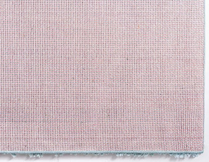 Unique Loom Davos Shag Collection Area Rug - Solid (2' 7" x 20' Runner, Aqua)