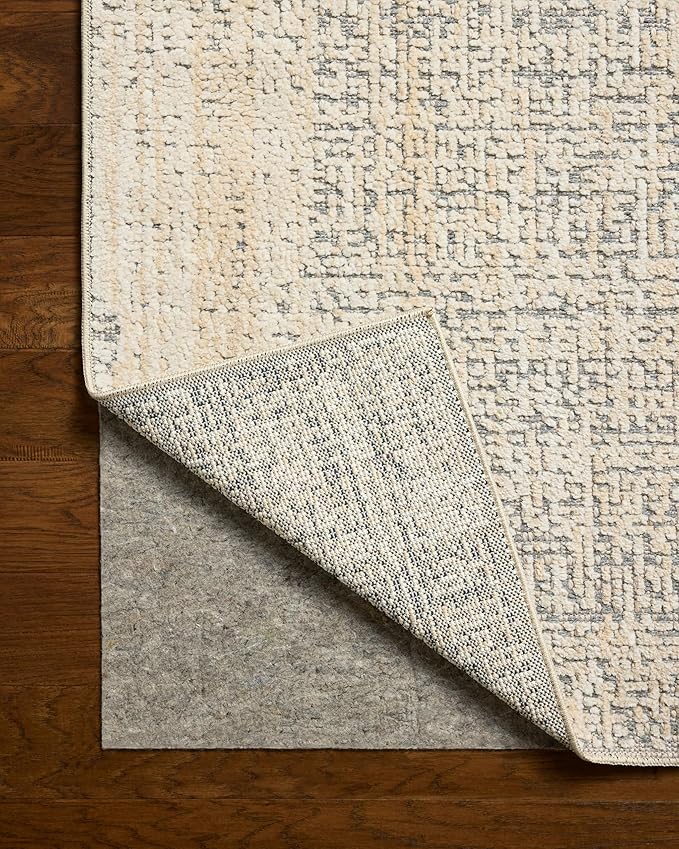Loloi Amber Lewis Bexley Collection BEX-03 Natural/Slate 4'-0" x 6'-0" Accent Rug Neutral, Textured, Living, Bedroom, Dining, Carpet