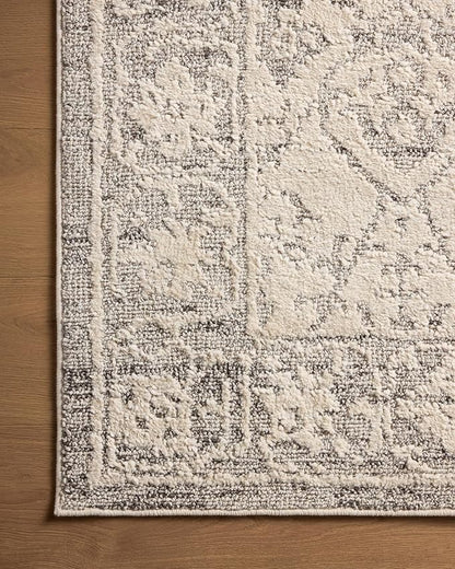 Loloi Magnolia Home by Joanna Gaines Gigi Collection GIG-02 Ivory/Stone 2'-7" x 10'-0" Runner Rug