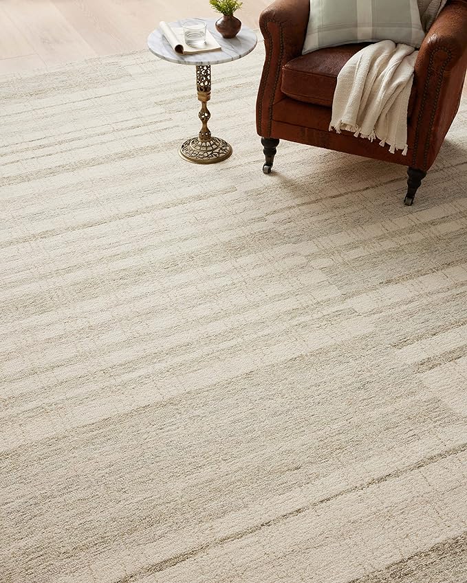 Loloi Chris Loves Julia Chris Collection CHR-02 Natural/Sage 2'-6'' x 7'-6'', .50" Pile Height, Runner Rug