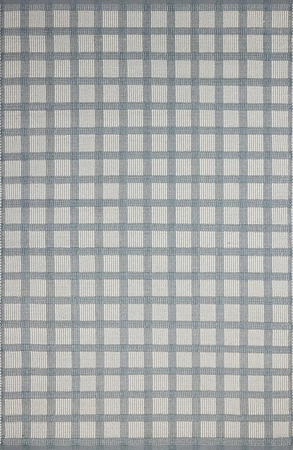 Loloi Magnolia Home by Joanna Gaines Ryder Collection RYD-02 Blue/Ivory 5'-0" x 7'-6" Area Rug