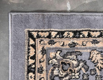 Unique Loom Sialk Hill Collection Area Rug - Washington (5' 1" x 8' Rectangle Gray/Black)