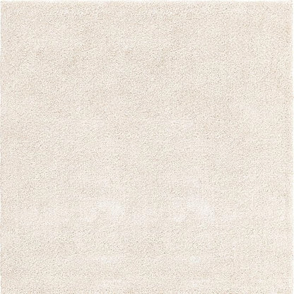 Unique Loom Solo Collection Area Rug - Calabasas (5' 3" Square, Ivory)