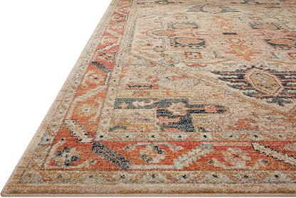 Loloi Jocelyn Collection JOC-01 Sand/Multi 7'-10" x 10' .38" Thick Area Rug