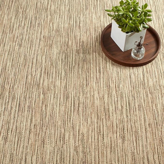 Dash & Albert Clay Natural Machine Washable Rug, 7.5 X 9.5 Feet, Natural Stripe Pattern - Premium Luxury Hotel Quality Soft Breathable Hypoallergenic Machine Washable Easy Care All Season Comfortable