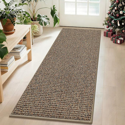 BEQHAUSE Hallway Runner Rugs 2x6, Hallway Rug Non-Slip Washable(Rolled-Up NO Creases), Runner Rug Absorbent Stain Resistant Hall Rug Carpet Runner, Entryway Rugs Floor Mat Laundry Room Rugs, Taupe