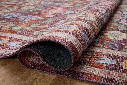 Loloi Rifle Paper Co. Maison Collection MAO-06 Red 8'-4" x 11'-6", .19" Pile Height, Area Rug