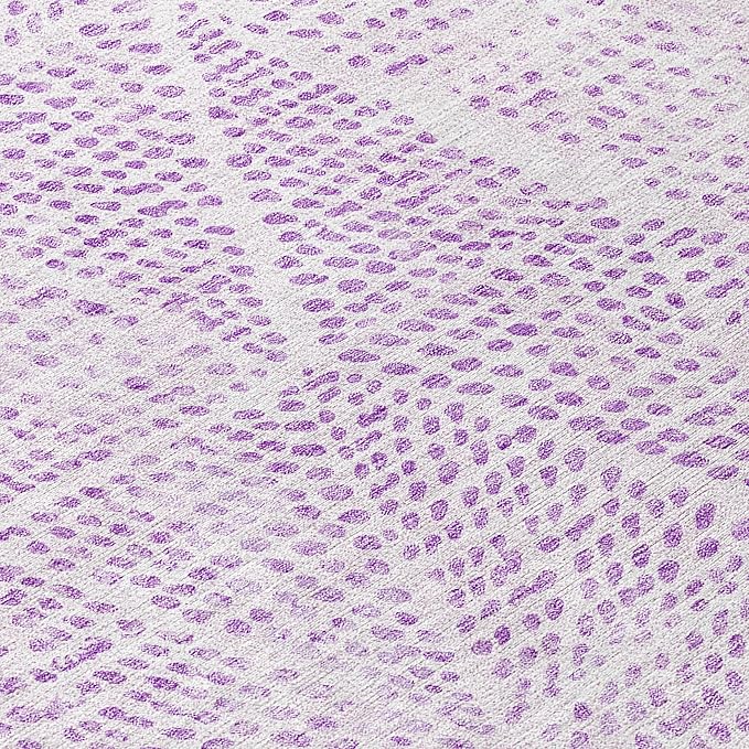 Addison Rugs Chantille ACN591 Purple 5' x 7'6" Indoor Outdoor Area Rug, Easy Clean, Machine Washable, Non Shedding, Bedroom, Living Room, Dining Room, Kitchen, Patio Rug