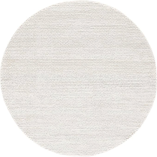 SAFAVIEH Natura Collection Area Rug - 6' x 9' Oval, Ivory, Handmade Wool Blend, Textured Design, Ideal for Living Room, Bedroom, Dining Space (NAT620A)