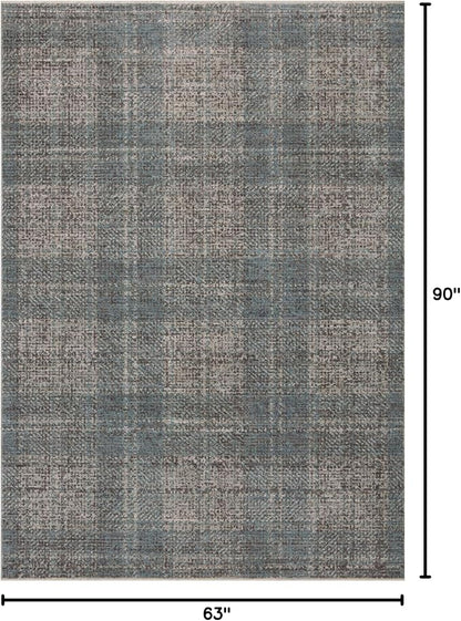 Loloi Angela Rose Ember Collection EMB-09 Denim/Charcoal 5'-3" x 7'-6" Area Rug