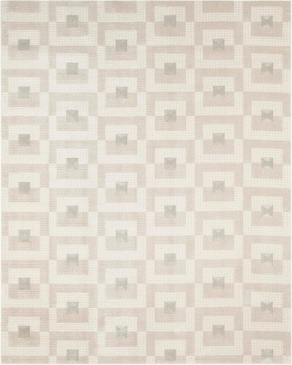 Nourison Nordic Ivory Beige 8' x 10' Scandinavian Area Rug - Easy Cleaning, Non Shedding, Bed Room, Living Room, Dining Room, Kitchen (8' x 10')