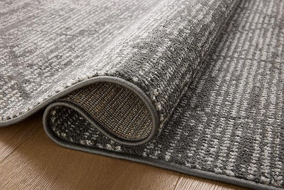 Loloi Kamala Collection KAM-06 Charcoal/Ivory 2'-7" x 10'-0" Runner Rug