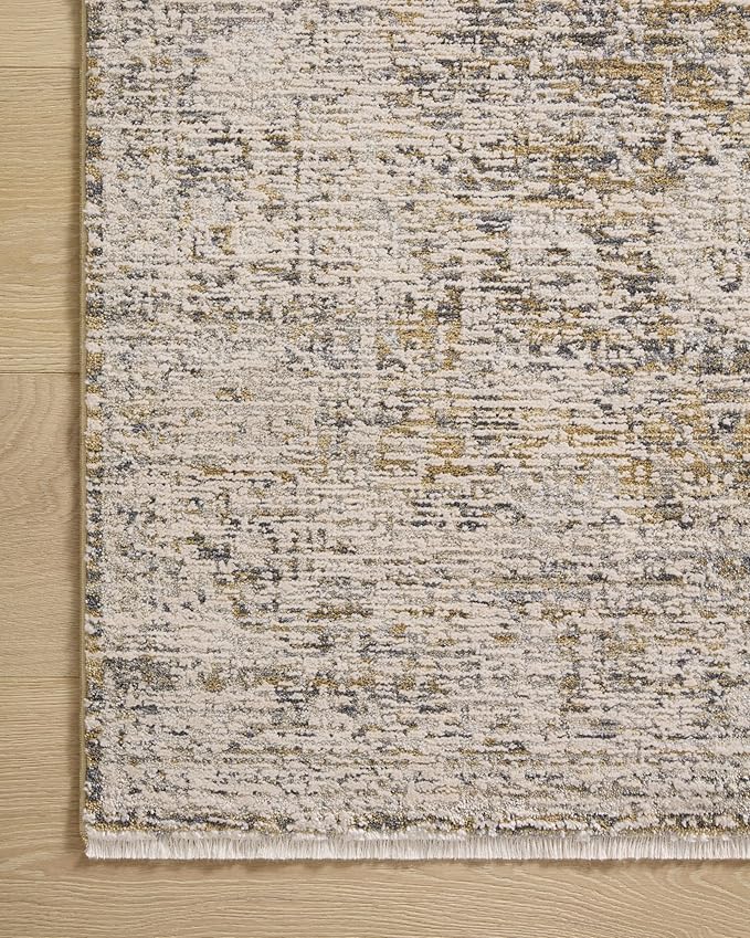 Loloi Amber Lewis Alie Collection ALE-05 Gold/Beige 11'-6'' x 15'-7'', .13'' Pile Height, Area Rug
