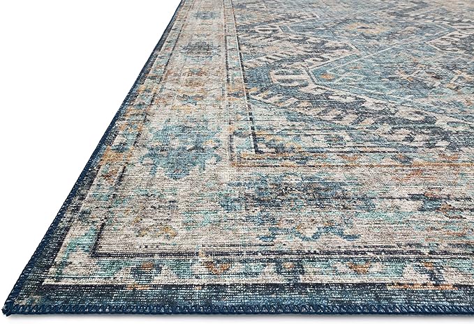Loloi Skye Collection SKY-03 Denim/Natural 2'-0" x 5'-0" Accent Rug