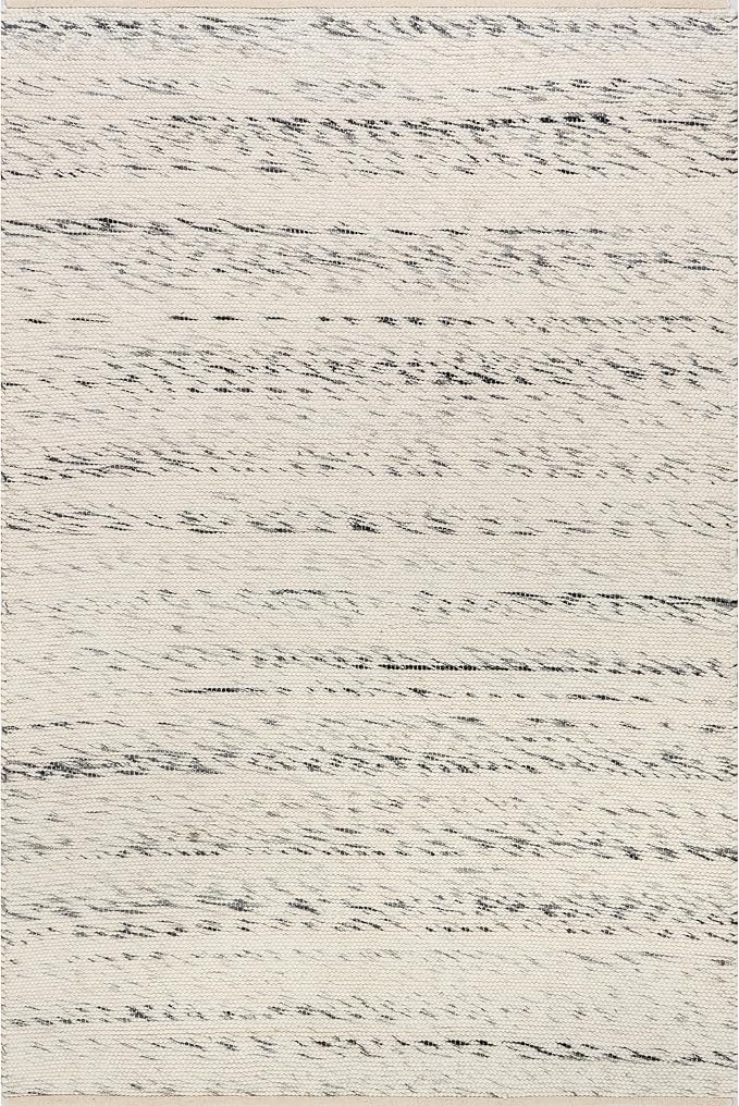 Rugs USA Santa Ynez Ivory/Grey, 9'6" x 13'6", Handmade, Marled, Wool & Cotton, Soft and Cozy, High Traffic, Stain Resistant, Easy Clean, Durable Area Rug for Bedroom, Living Room, Dining, Den, Foyer