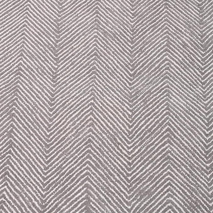 Modern Herringbone Chevron Collection Handcrafted Wool Area Rug - Durable, Zigzag Pattern, for High Traffic, Contemporary Design for Living Room, Bedroom, Dining Room Decor (Smoke Grey, 3' x 5')