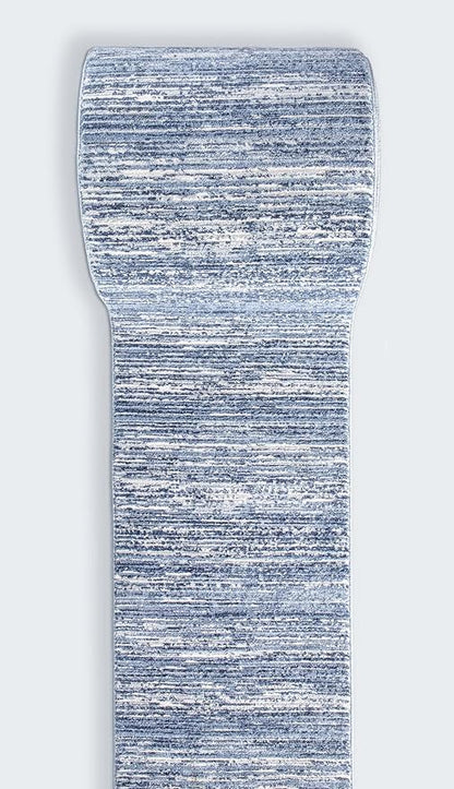 Well Woven Custom Size Hallway & Stair Runner- Harlow Delphi Taupe 27 Inches Wide x 22 Feet Long Runner (27" x 22') Runner Rug - Modern Stripes Pattern, Ultra-Soft, Easy-Clean