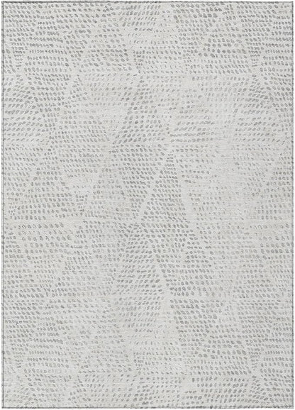 Addison Rugs Chantille ACN591 Silver 3' x 5' Indoor Outdoor Area Rug, Easy Clean, Machine Washable, Non Shedding, Bedroom, Living Room, Dining Room, Kitchen, Patio Rug