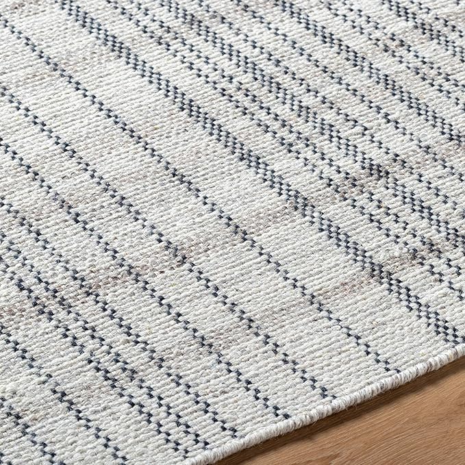 Mark&Day Wool Rugs, 2x3 Ishaq Cottage Slate Area Rug, Grey Silver Carpet for Living Room, Bedroom or Kitchen (2' x 3')