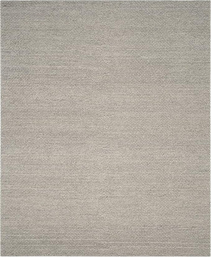 SAFAVIEH Area Rug 8x10 - Natura Collection - Large - Silver, Handmade Wool Blend, Textured Design, Ideal for Living Room, Bedroom, Dining Space (NAT620C)