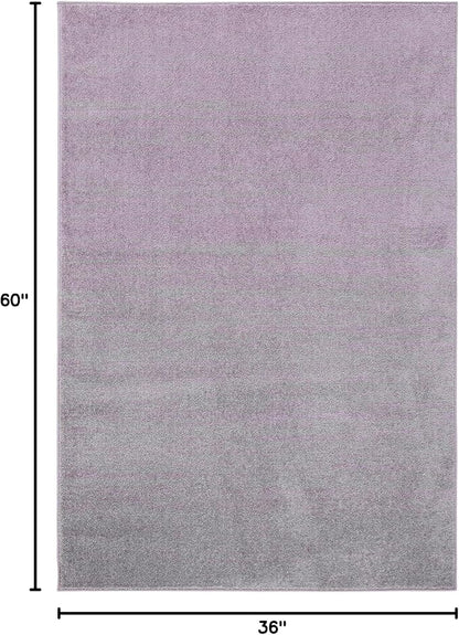 SAFAVIEH Area Rug 3x5 - Adirondack Collection - Purple & Green, Modern Ombre Design, Non Shedding & Easy to Clean, Ideal for Living Room, Bedroom, Office, Dining Space (ADR113V)
