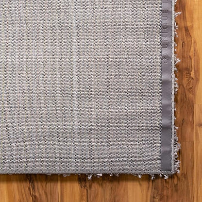 Unique Loom Solid Shag Collection Area Rug (2' x 6' 5" Runner, Cloud Gray)