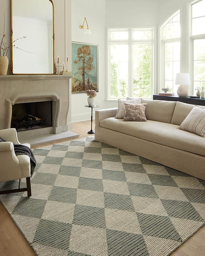 Loloi Chris Loves Julia Francis Collection FRA-01 Spa/Granite 2'-0" x 5'-0" Accent Rug