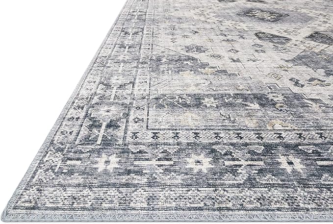 Loloi Skye Collection SKY-02 Silver/Grey 9'-0" x 12'-0" Area Rug