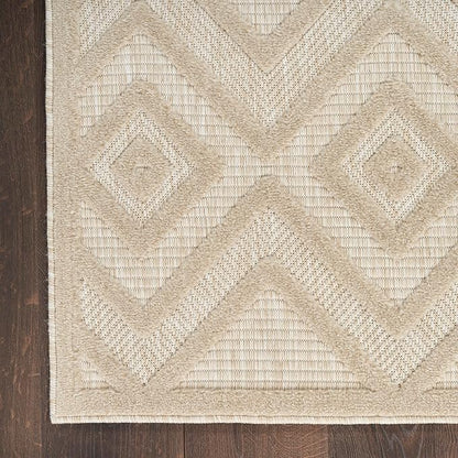 Nourison Home Versatile Cream 2' x 4' Area Rug - Easy Clean, Non Shedding, Bed Room, Living Room, Dining Room, Kitchen (2' x 4')