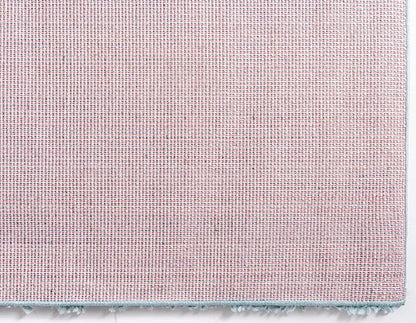 Unique Loom Davos Shag Collection Area Rug - Solid (2' 7" x 20' Runner, Aqua)
