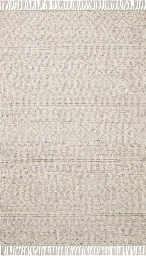 Loloi Angela Rose Rivers Collection RIV-03 Sand/Ivory 2'-6" x 7'-6" Reversible Runner Rug