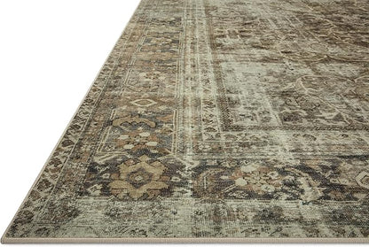Loloi Magnolia Home by Joanna Gaines Sinclair Collection SIN-01 Pebble/Taupe 2'-0" x 5'-0", .25" Pile Height, Machine Washable, Accent Rug