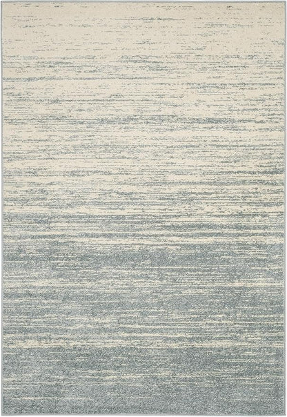 SAFAVIEH Area Rug 11x15 - Adirondack Collection - Large - Slate & Cream, Modern Ombre Design, Non Shedding & Easy to Clean, Ideal for Living Room, Bedroom, Office, Dining Space (ADR113T)