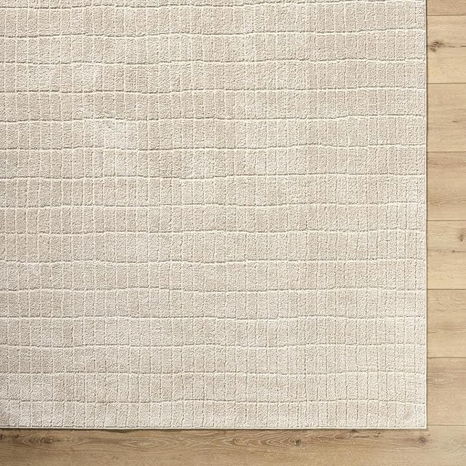 Livabliss x Our PNW Home Cascade Minimalist Striped Area Rug, 2'7" x 12', Light Brown