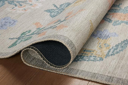 Loloi Rifle Paper Co. Rosa Collection RSA-03 Cream 2'-3" x 3'-9" Accent Rug